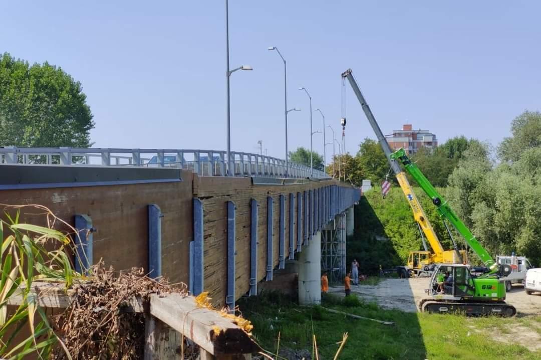 Cento, Ponte Vecchio chiuso per lavori