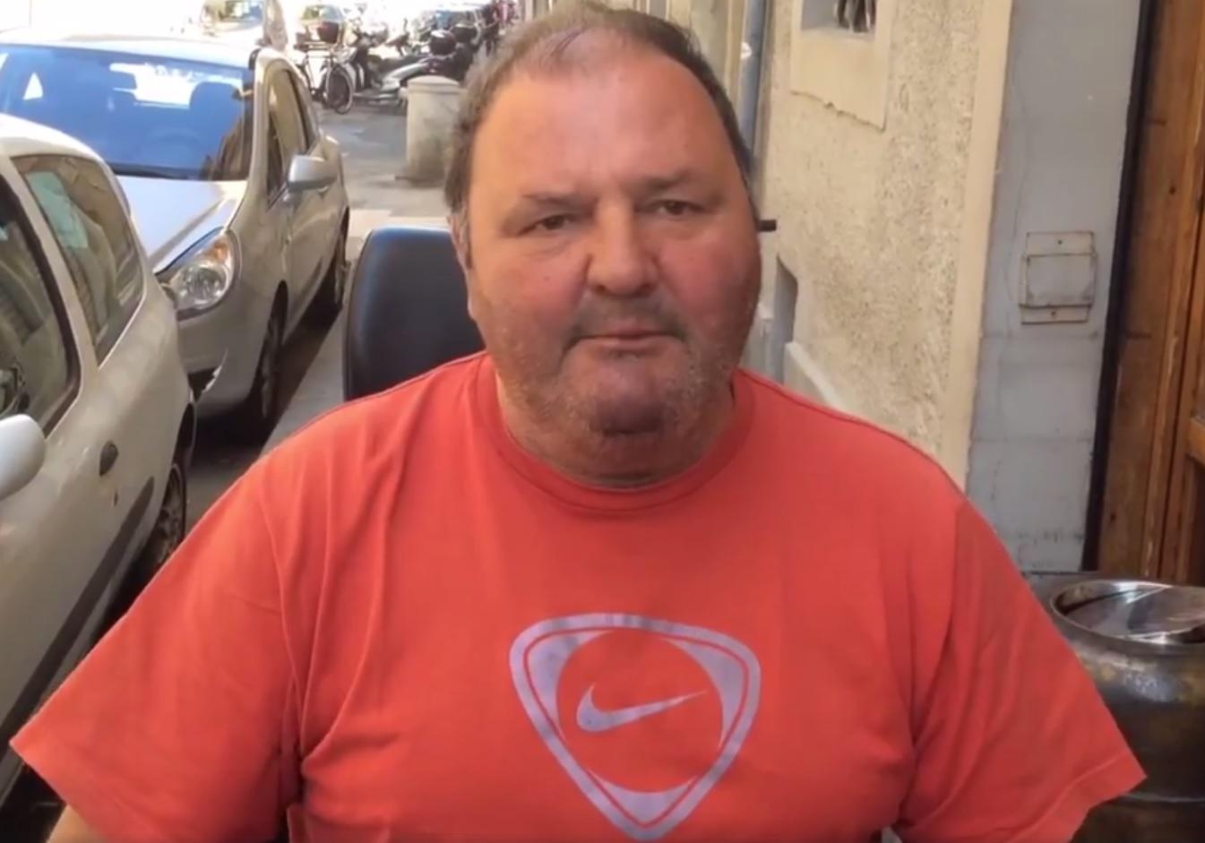 Roberto Bendinelli, conosciuto come "Il Mela"