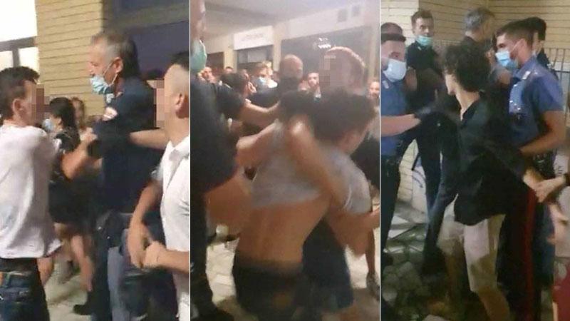 Ragazzini contro poliziotti a Marina di Carrara, in arrivo decine di denunce: le immagini al setaccio - Video