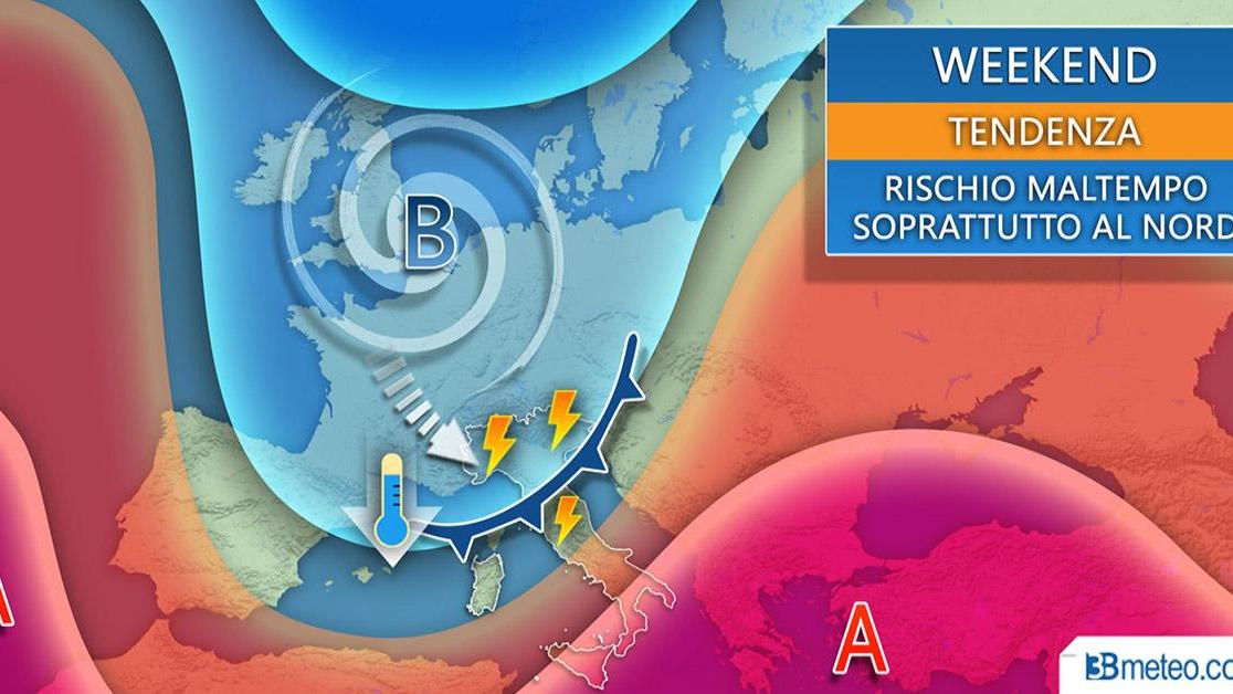 Meteo, il weekend allontanerà l'estate: maltempo con temporali anche violenti