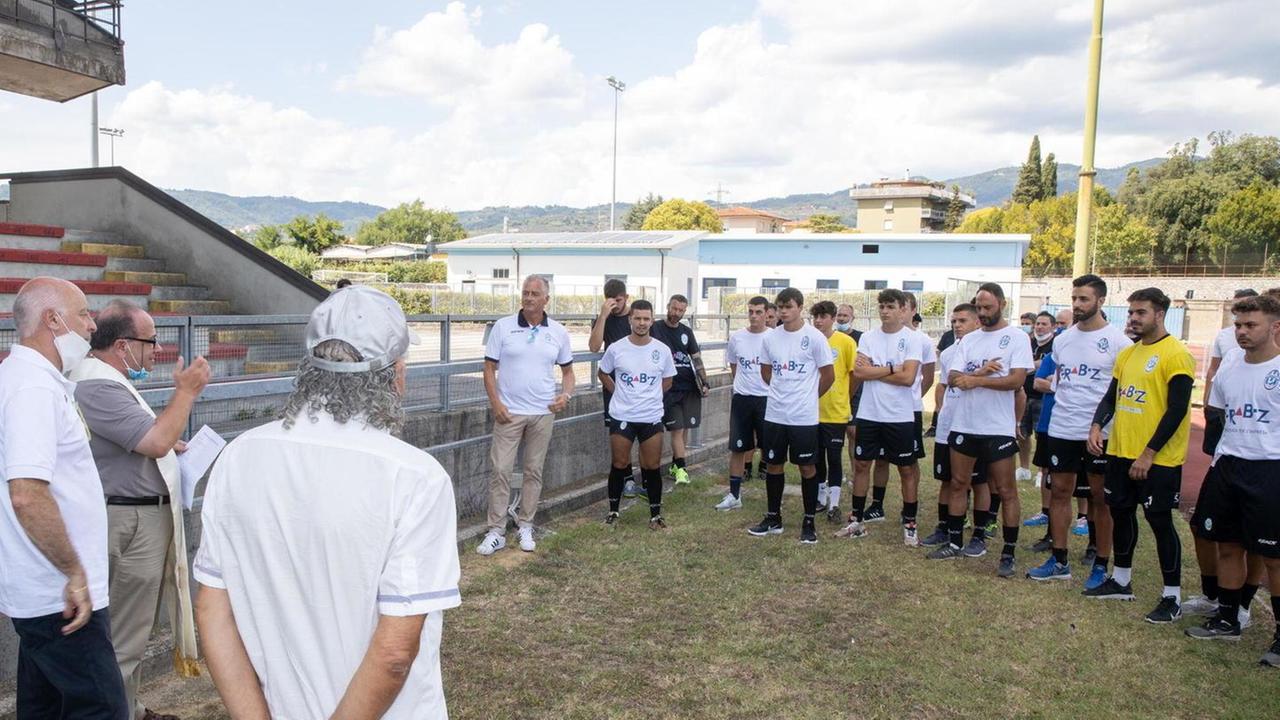 Un momento della presentazione del Montecatini (Foto Nucci)