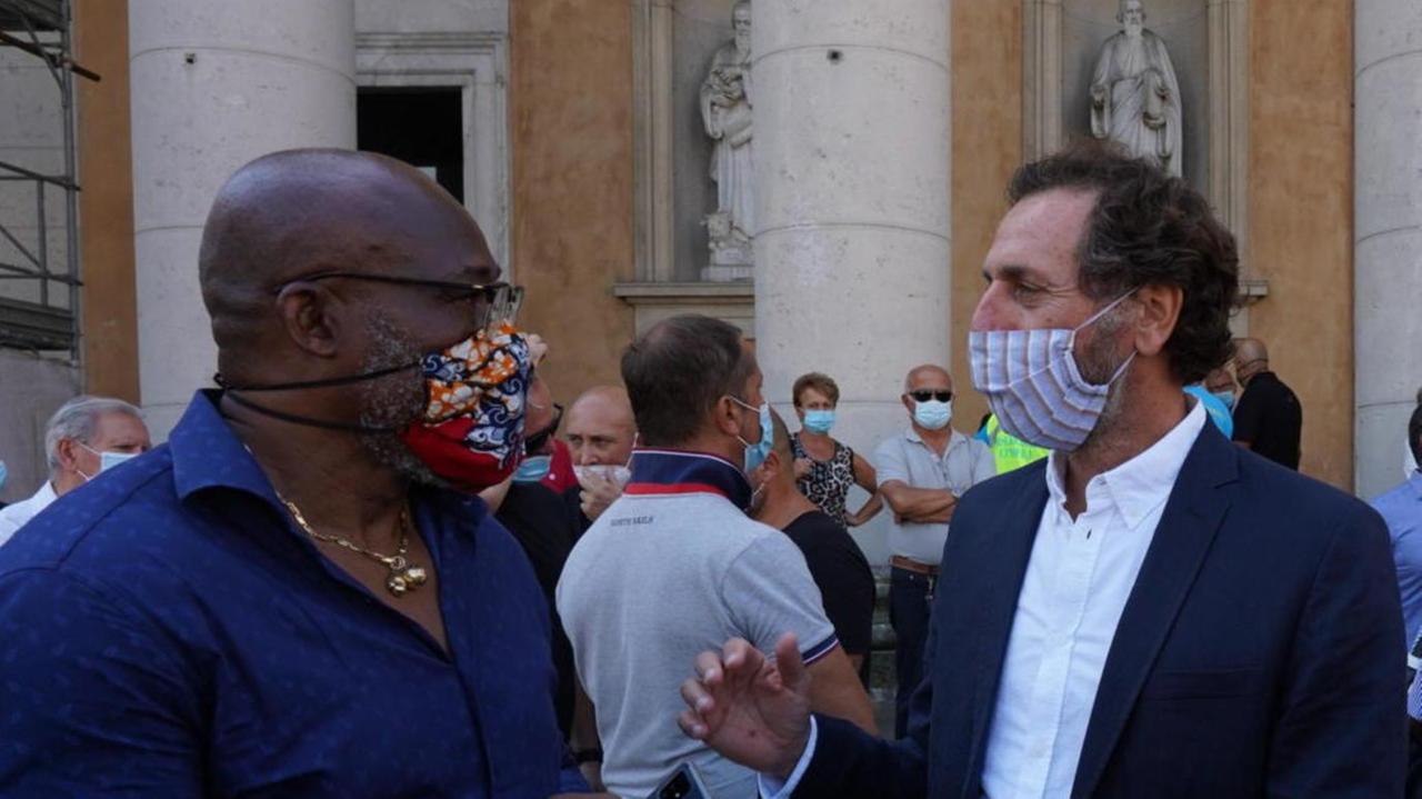 C’era anche l’ex mondiale (oggi tecnico) Kalambay