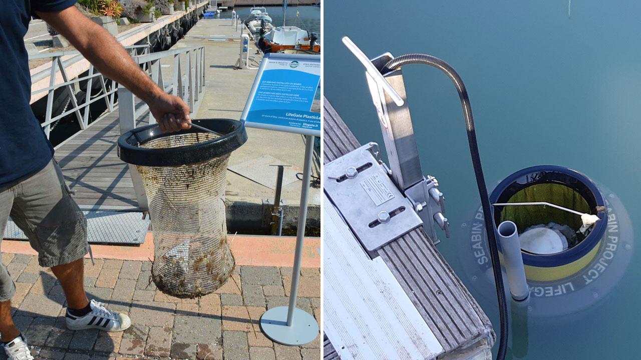 In mare c’è Seabin: ecco il “cestino magico” che pesca 1,5 chili di rifiuti ogni giorno