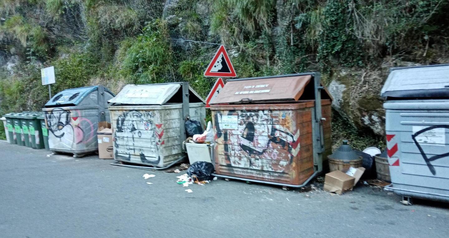 Quei rifiuti ammassati