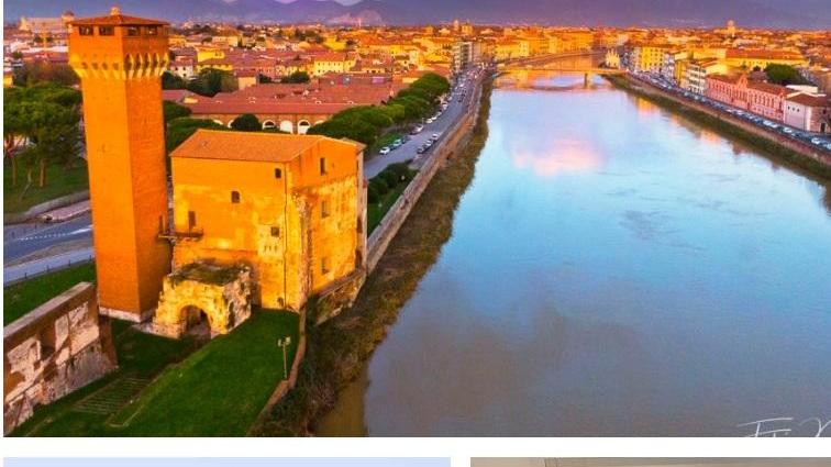La foto che ci porta per mano verso il passato l’incanto della Cittadella e della Torre Guelfa