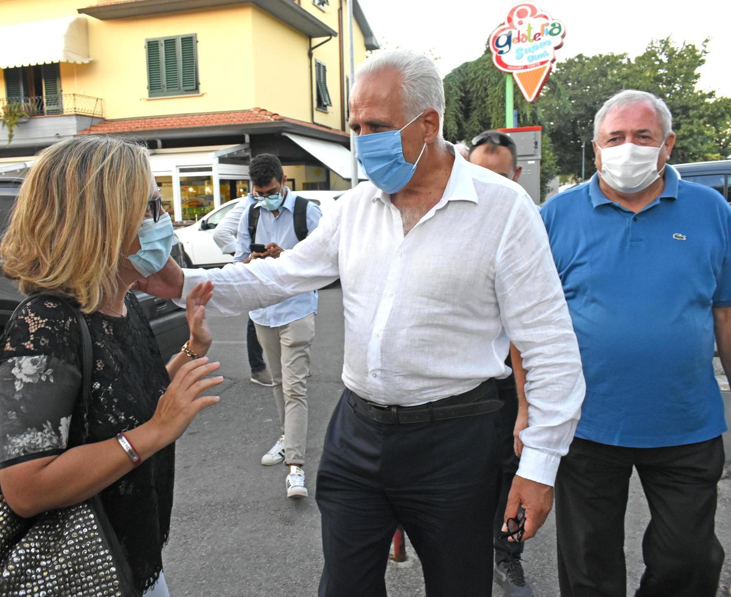 Giornata pistoiese per Giani