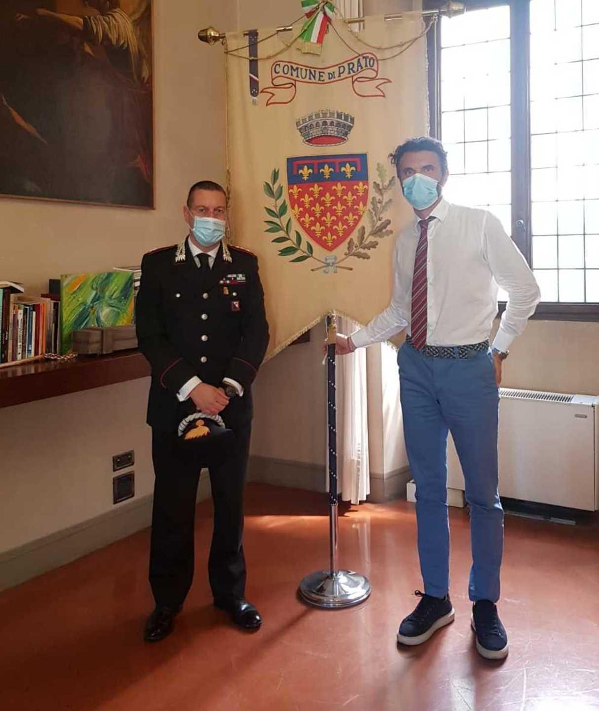 Il benvenuto di Biffoni al colonnello Zamponi