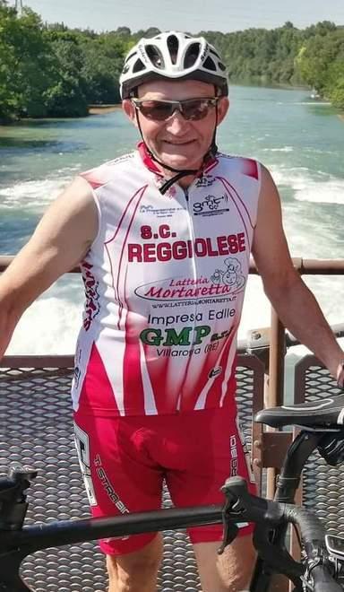 Cade rovinosamente con la bici ferite serie per Daniele Folloni 