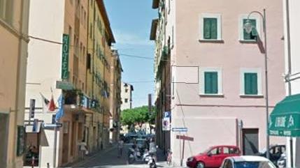 La zona in cui è avvenuta la rapina