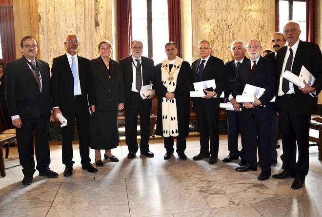 Università, Ordine del Cherubino a nove professori 