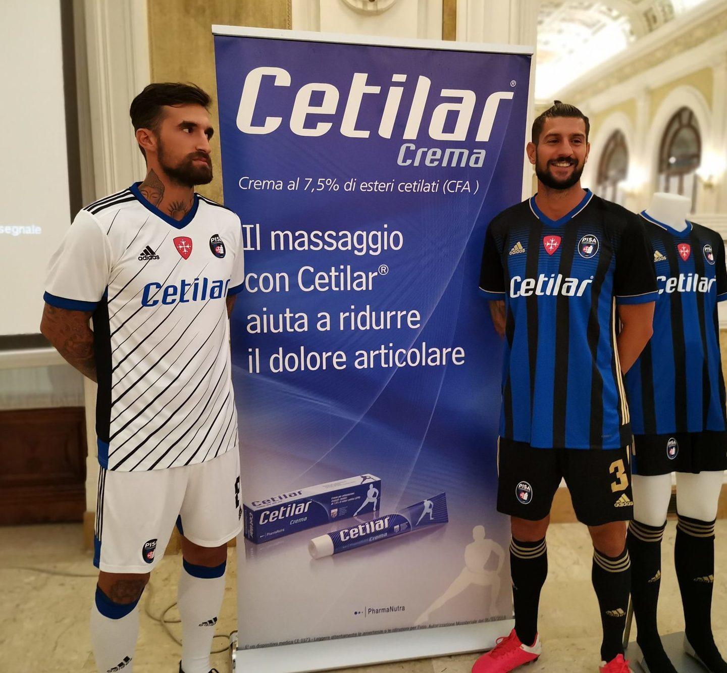 Nerazzurra e bianca, le maglie del Pisa sono sempre affascinanti 