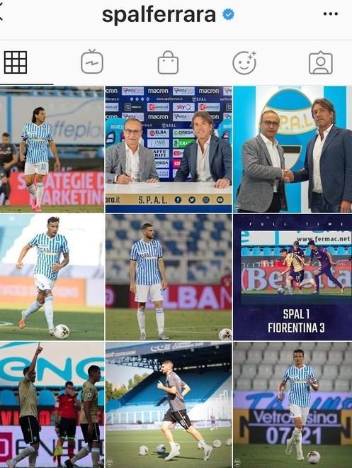La Spal e i suoi seguaci si piazzano al sesto posto Immagini e filmati valgono più dei post