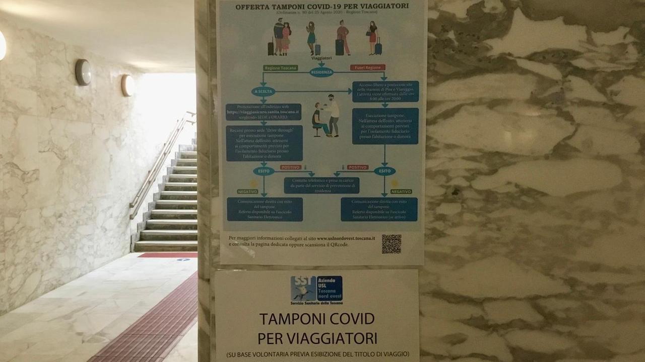Partono i test ai viaggiatori che utilizzano il treno