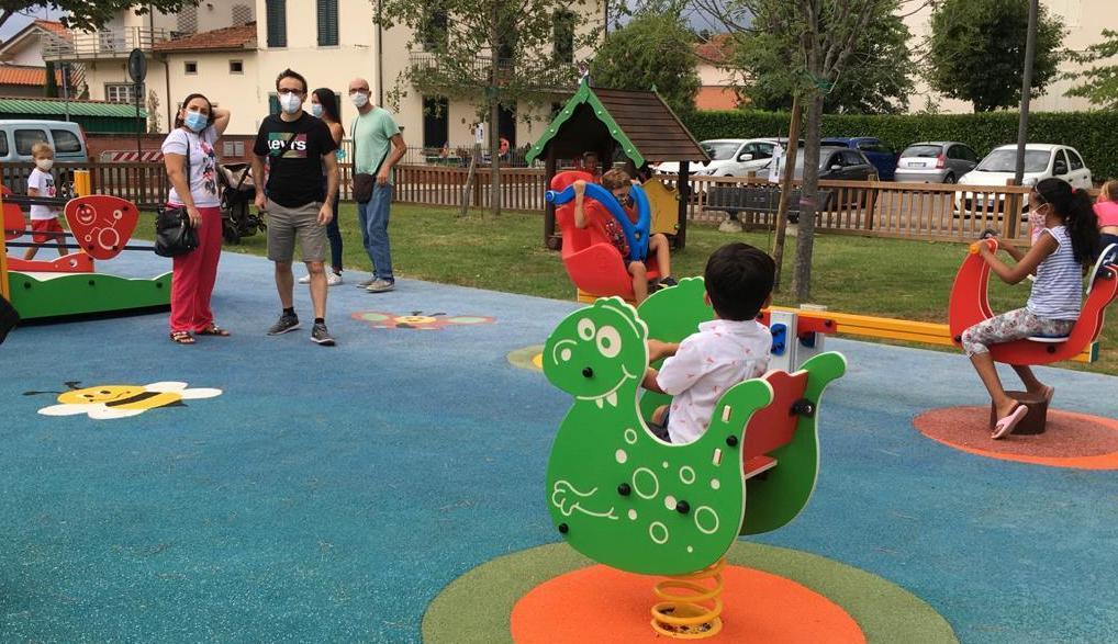 Inaugurato il parco Ida Innocenti in piazza Felice Orsi 