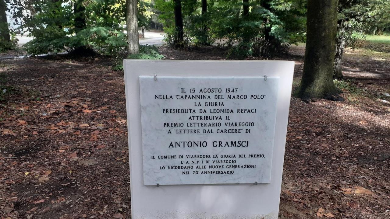 Una targa per Gramsci 73 anni dopo il premio
