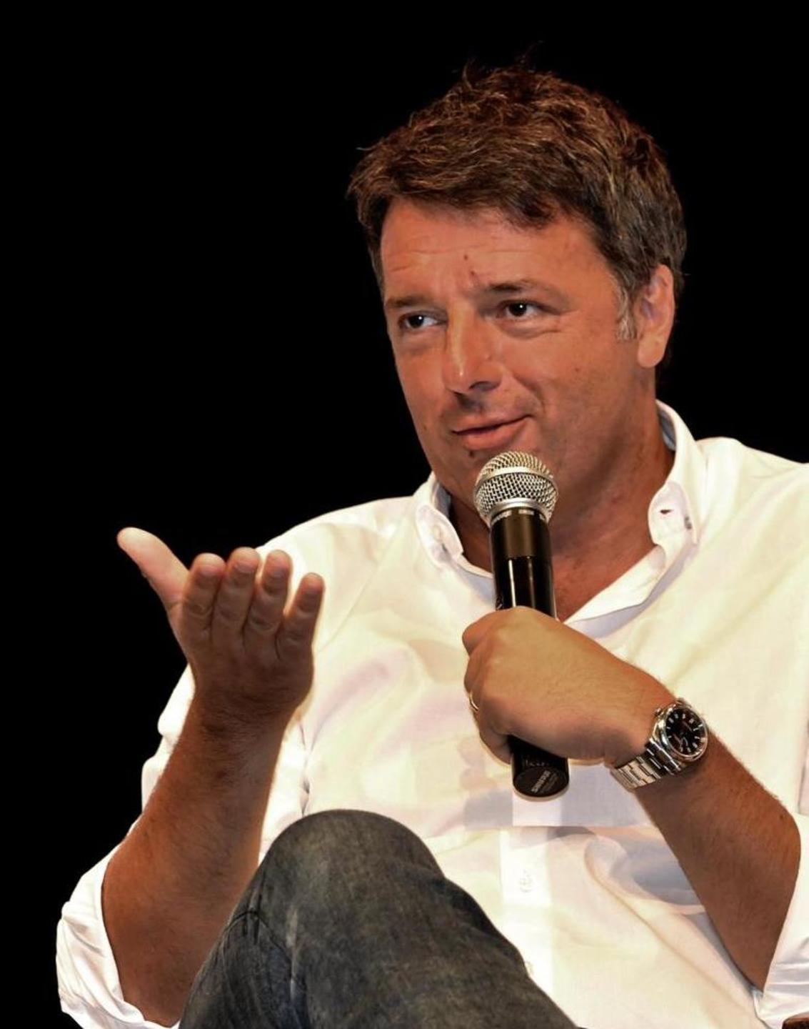 Matteo Renzi presenta stamani a Villa Cappugi volti e idee di Italia Viva