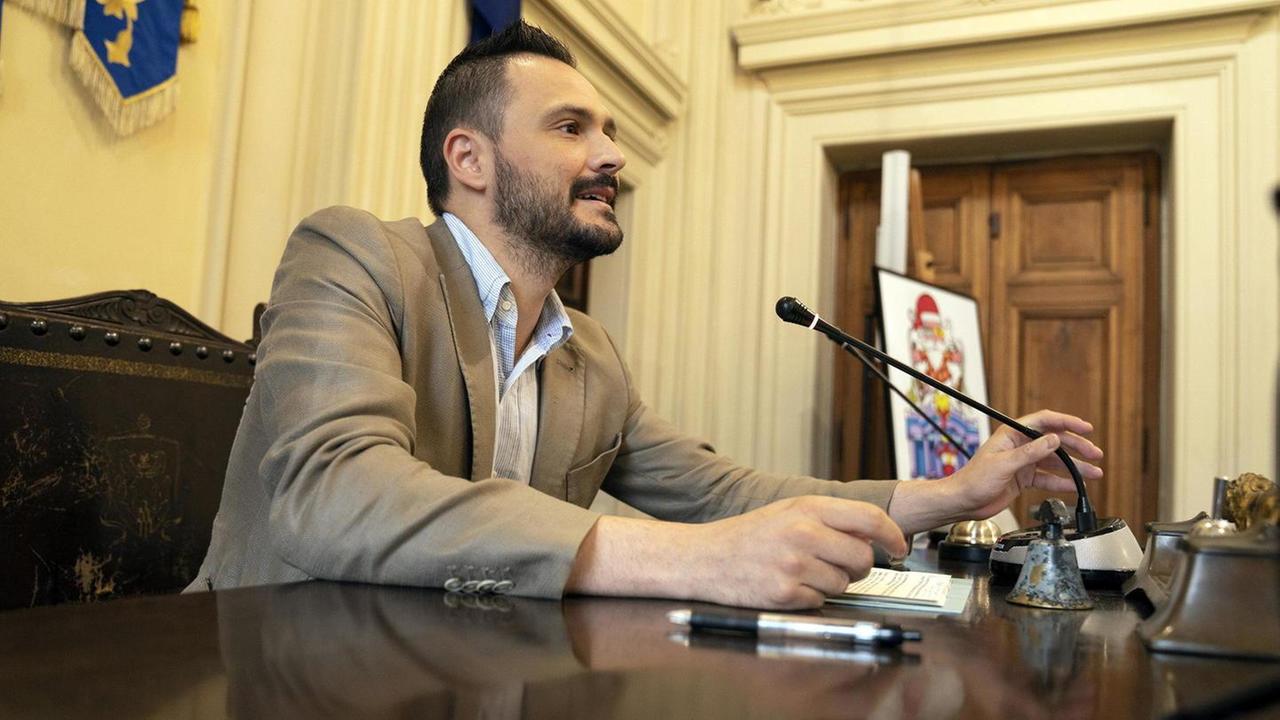 il sindaco Luca Baroncini