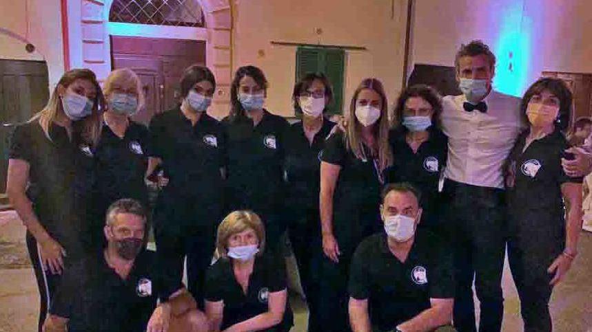 Foto di gruppo dell'associazione "Il Risveglio del Borgo"