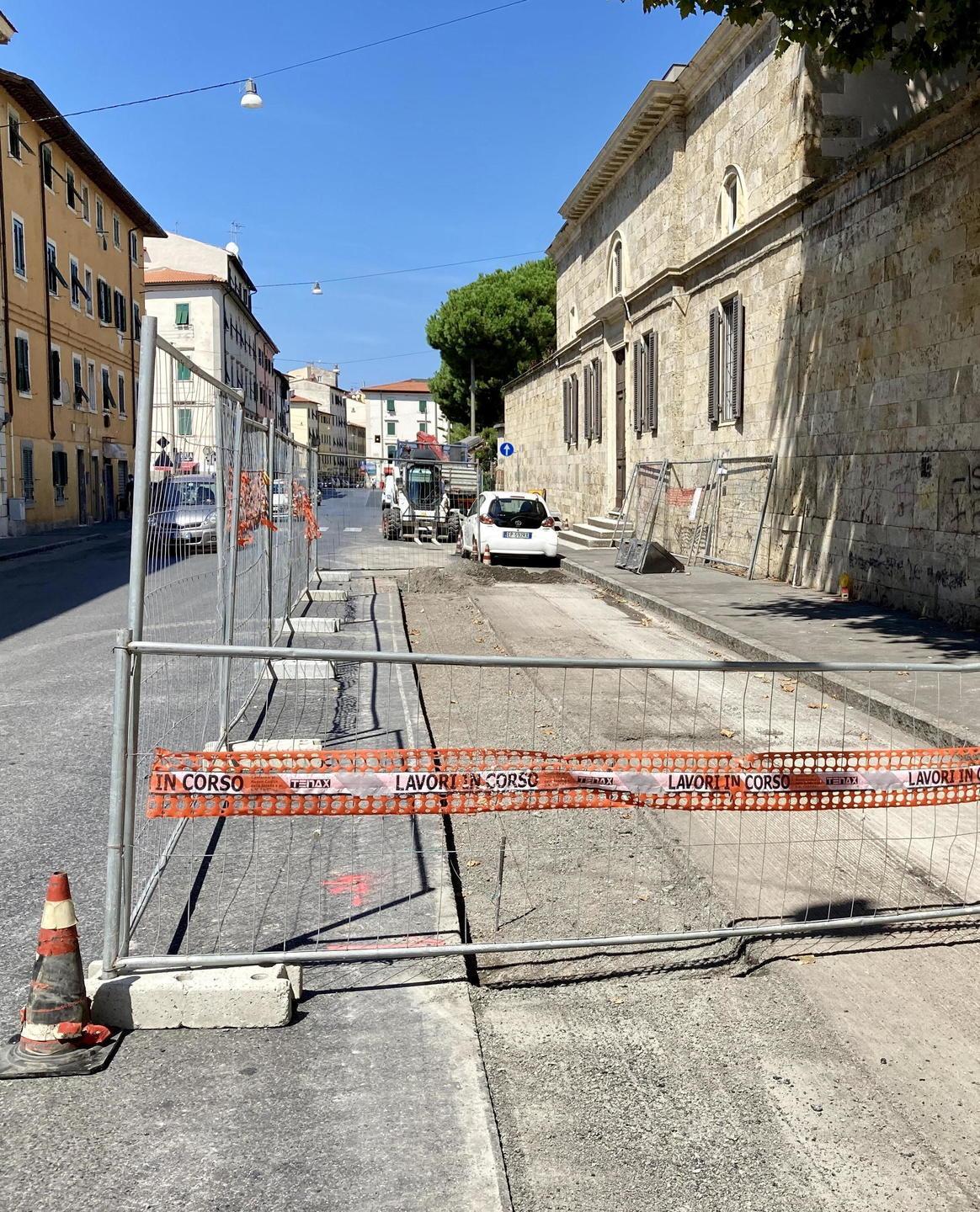Pista ciclabile in via Galilei, da stamani cambia la viabilità 