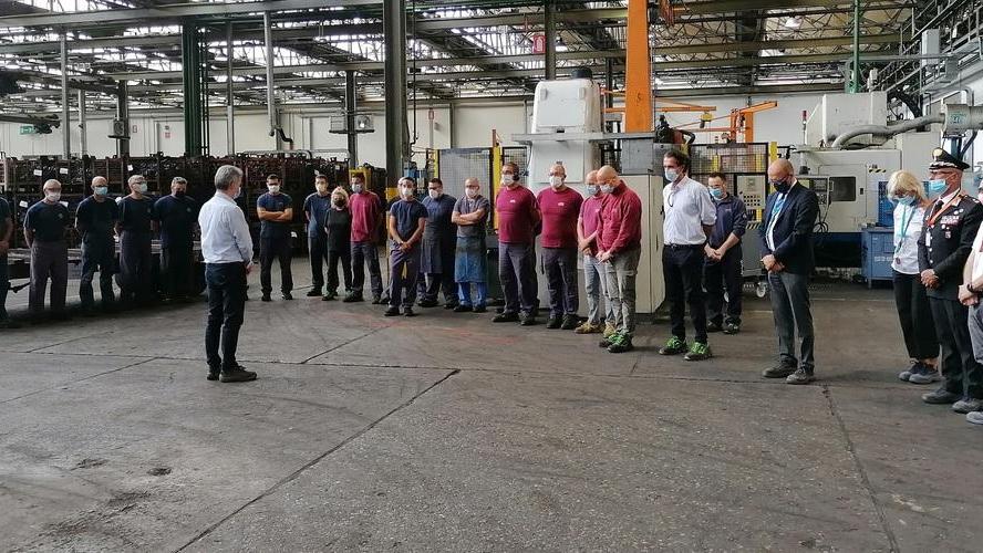 Alla Berco il ricordo dell’operaio 47enne Borse studio ai figli