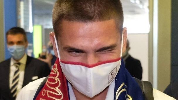 Marin è arrivato ieri pomeriggio a Elmas «Bello essere qui, fatta la scelta migliore»