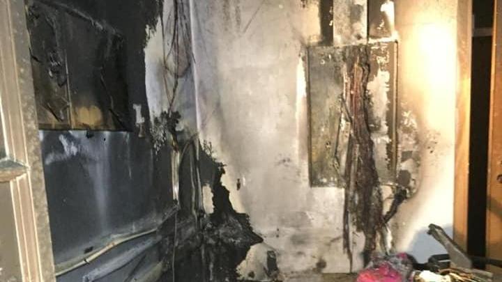 I danni provocati dall'incendio