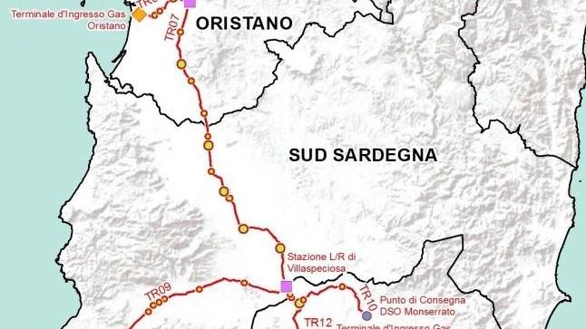 Metano, secondo sì del governo sulla dorsale sarda. Ma in Senato l’esecutivo è per il no