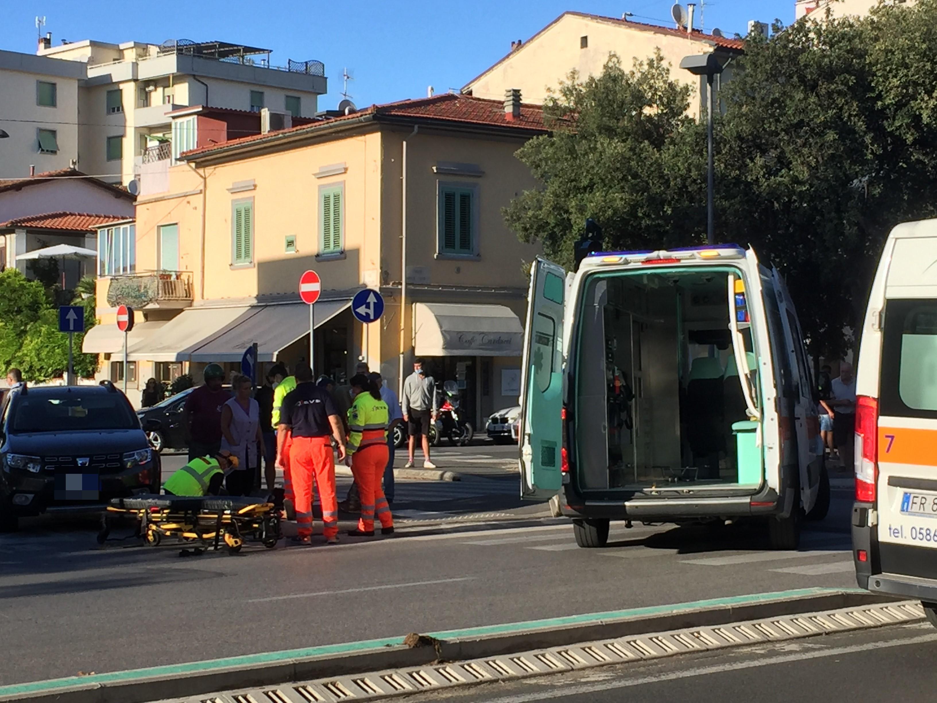 L'incidente su viale Carducci