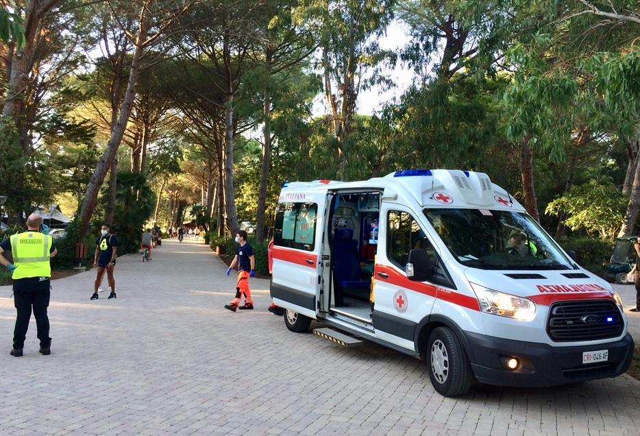 Il luogo dell'incidente (foto Michele Falorni/Silvi)