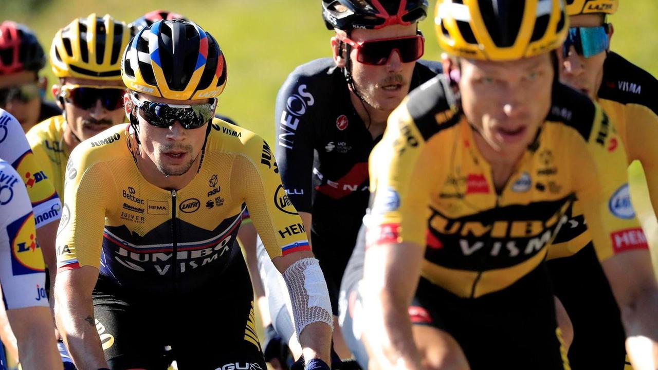 La prima salita è di Roglic Mette in fila tutti gli altri big Alaphilippe resta in giallo