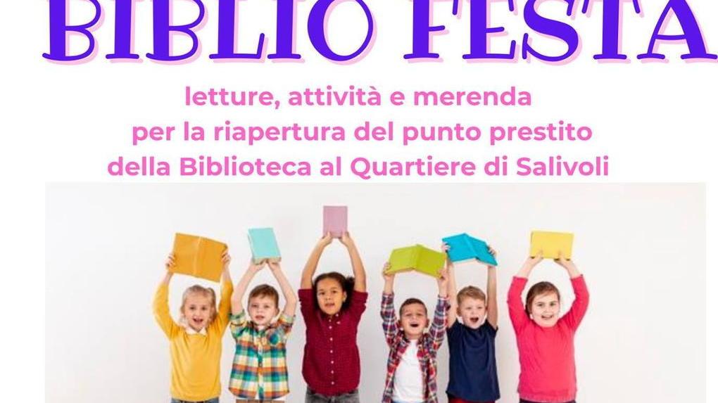 “Bibliofesta” al quartiere Salivoli dalle 17
