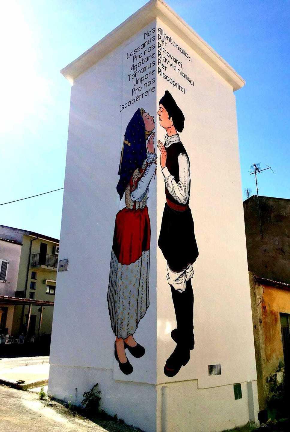Un murale pensato per ritrovare la speranza