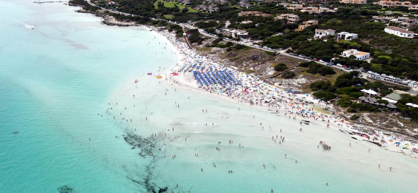 La Pelosa in una foto del 2 settembre