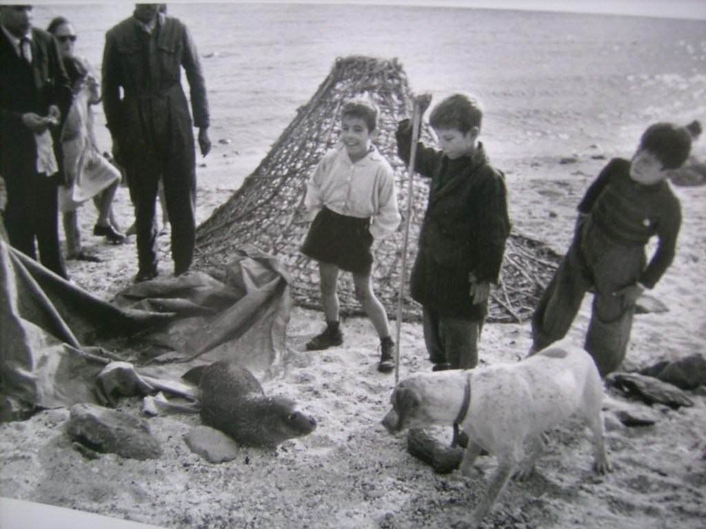 Una foto d'epoca scattata a Cala Gonone