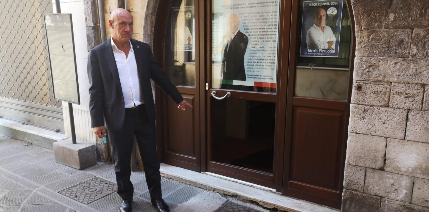 Danni alla sede della Lega, parte la denuncia 
