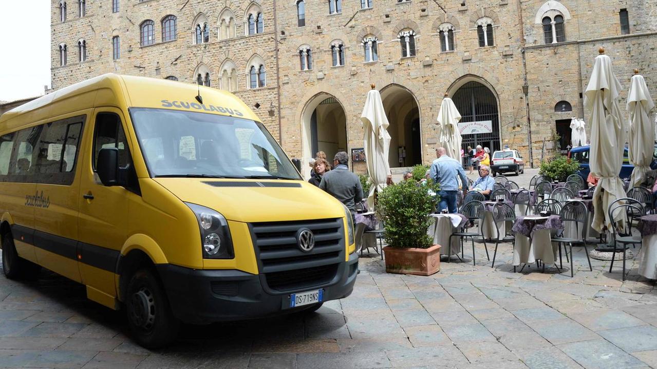 Gli scuolabus volterrani pronti a partire il 14 settembre