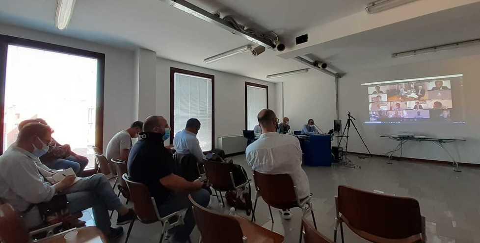 La riunione da remoto tra Regione e titolari cinesi della Goldoni