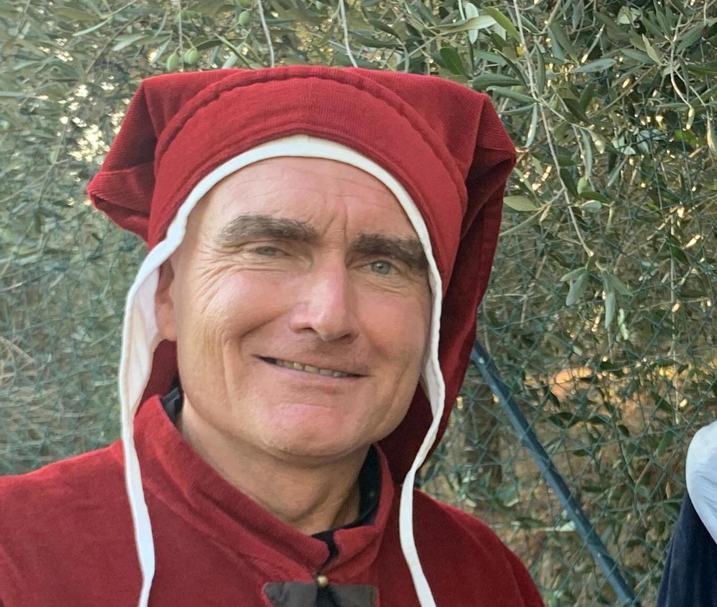 Il sommo Poeta insieme a Pier delle Vigne