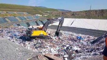 L’impianto per la raccolta dei rifiuti gestito da Geofor