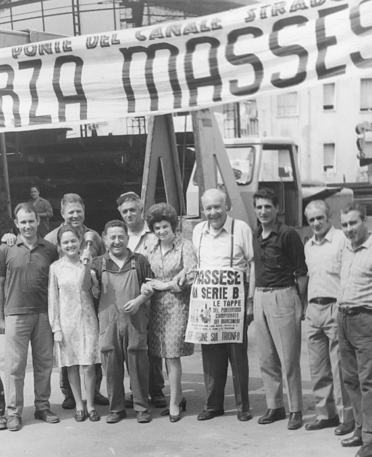 La Massese festeggia i 50 anni della serie B 