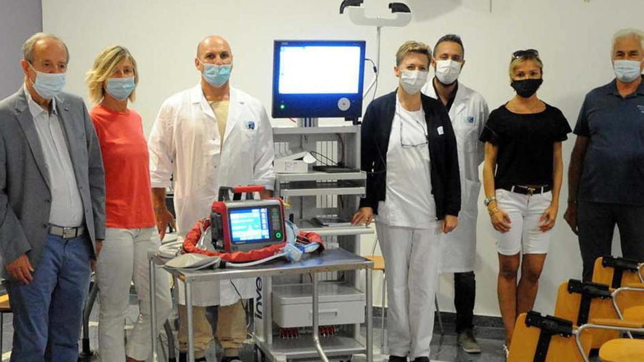 Ricevuti in ospedale i donatori del ventilatore polmonare