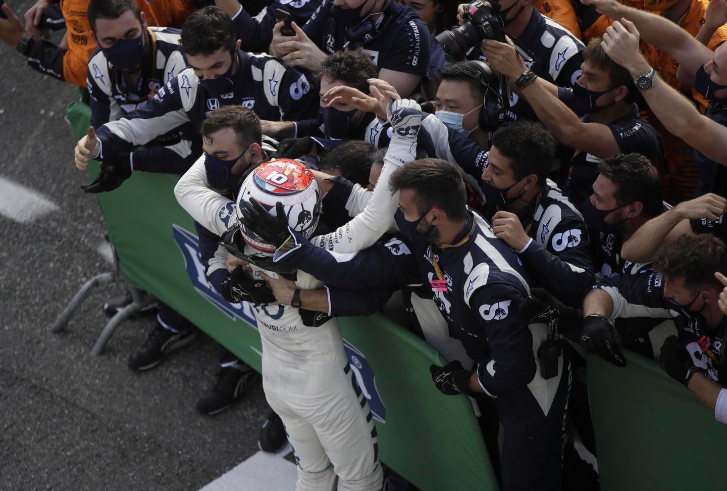 A tutto Gasly, un trionfo italiano: Alpha Tauri gode, Ferrari a picco 