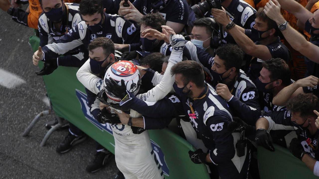 A tutto Gasly, un trionfo italiano: Alpha Tauri gode, Ferrari a picco