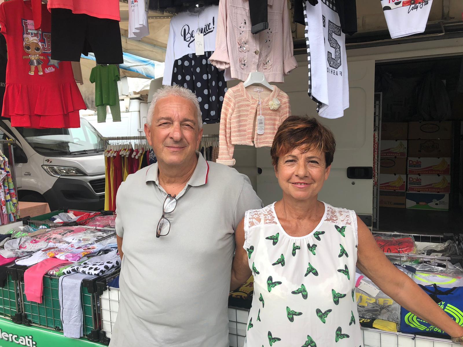 Stefano Tozzini con la moglie Laura Bertolani