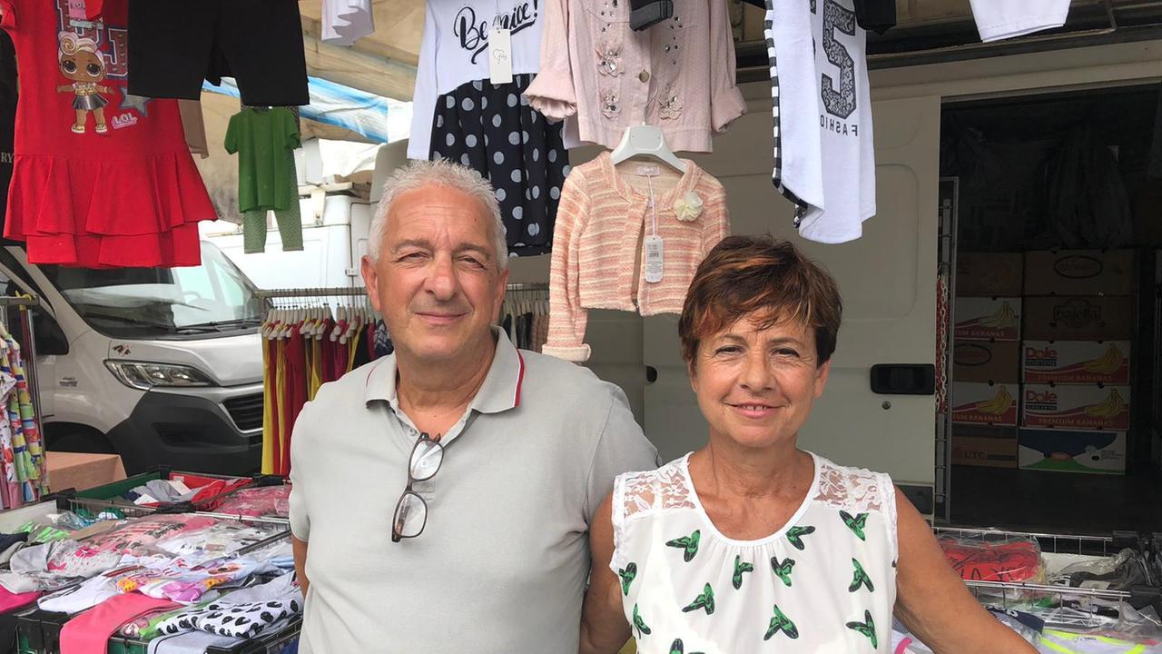 Stefano Tozzini con la moglie Laura Bertolani