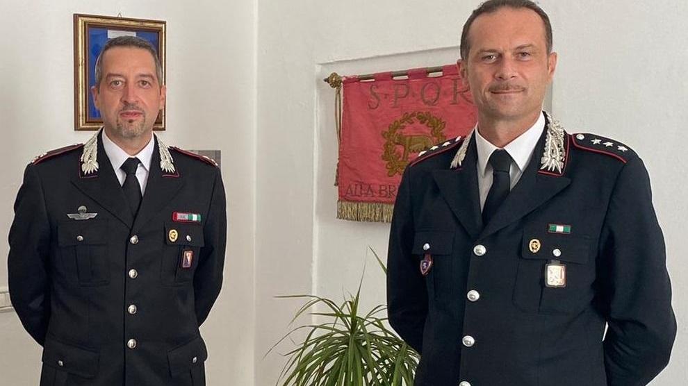 Il capitano Luca Saliva prende il posto del maggiore Massarelli