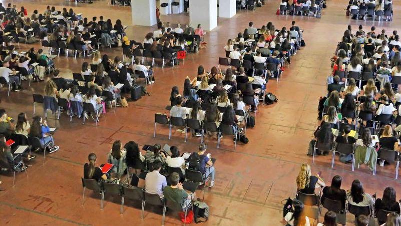 Unife, personale in ufficio e pergamene in Fiera