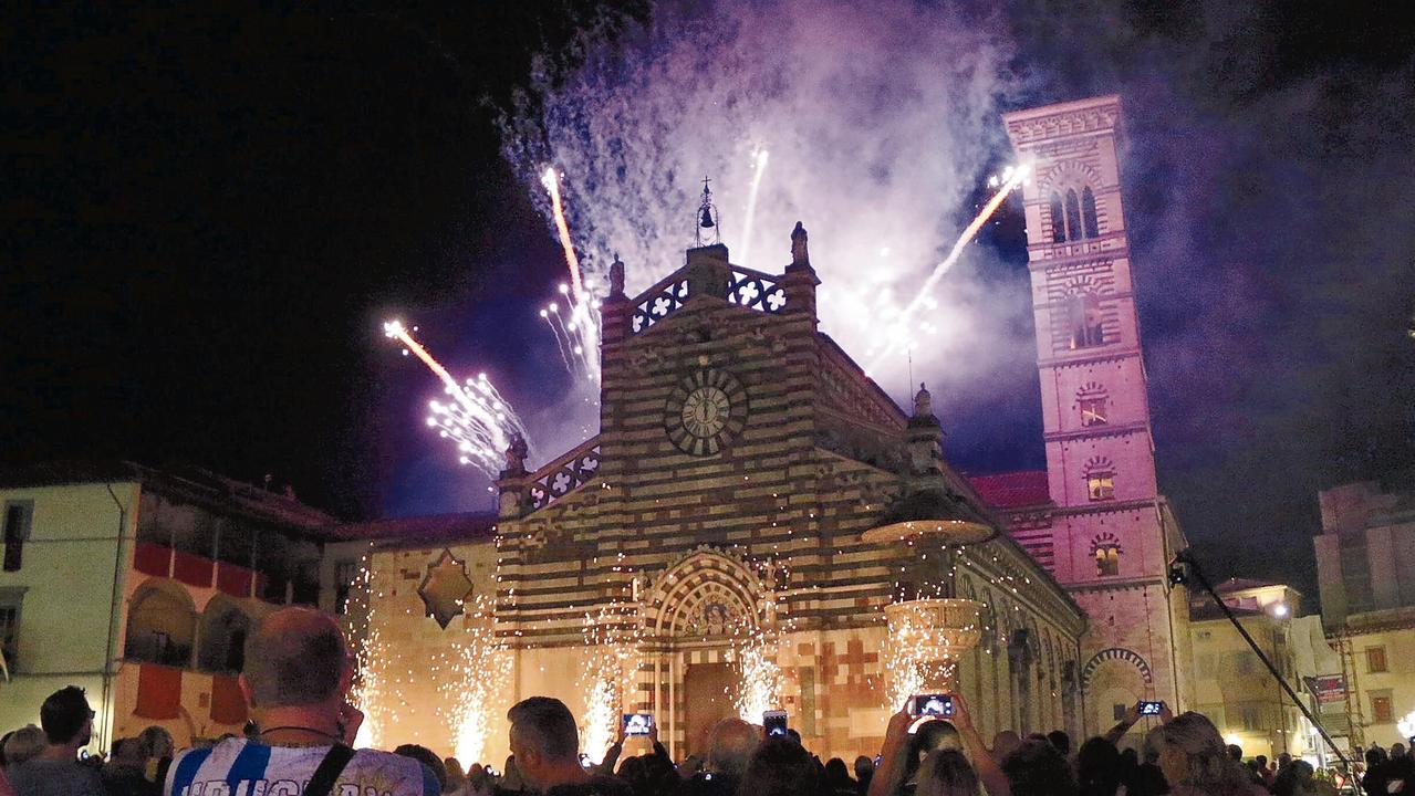 Lo spettacolo pirotecnico dal Duomo l'8 settembre di due anni fa