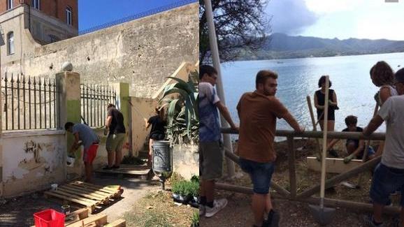 Il liceo Foresi è più verde grazie al lavoro dei ragazzi