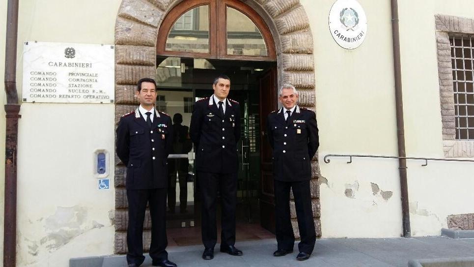 I tenenti colonnello Dario Anfuso e Paolo Floris lasciano Lucca